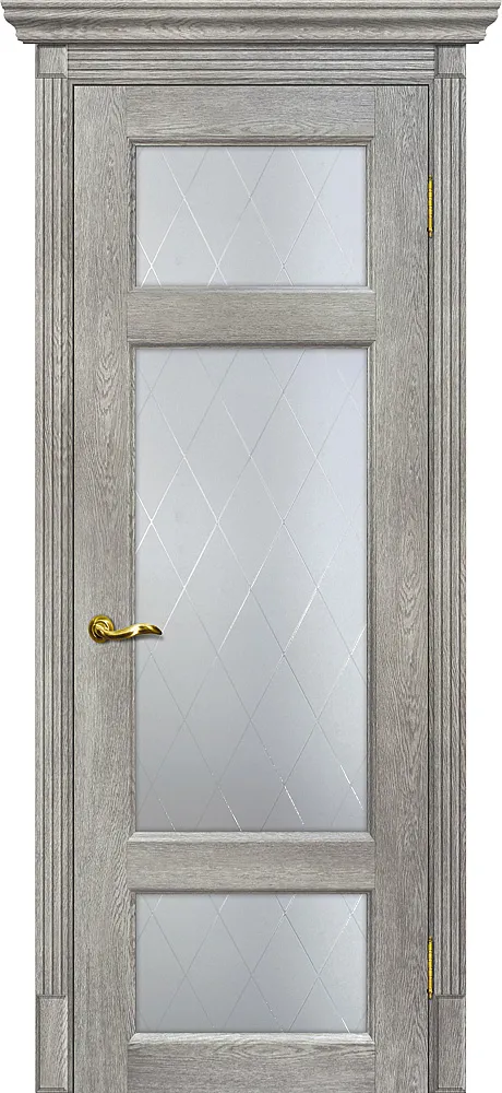 Фото Межкомнатная дверь Тоскана-3 Чиаро гриджио